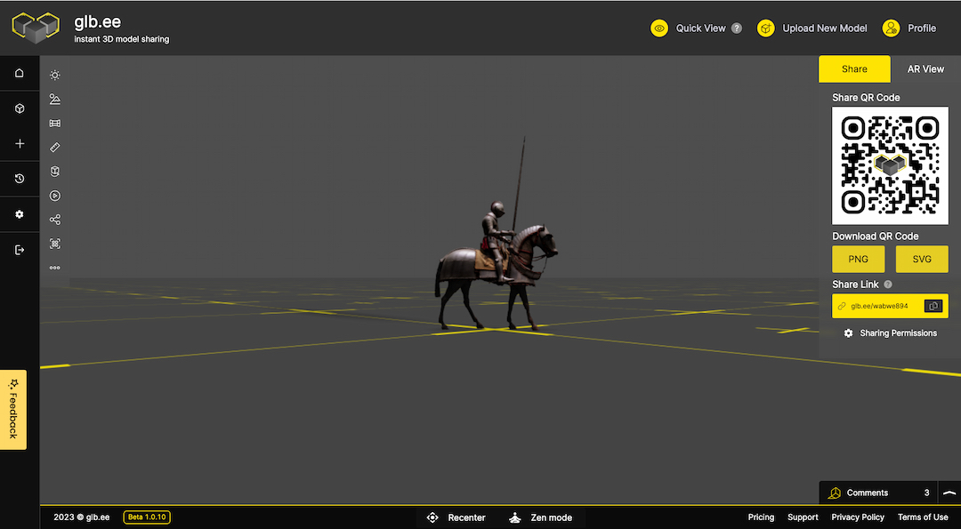 3D Artist Using glbee